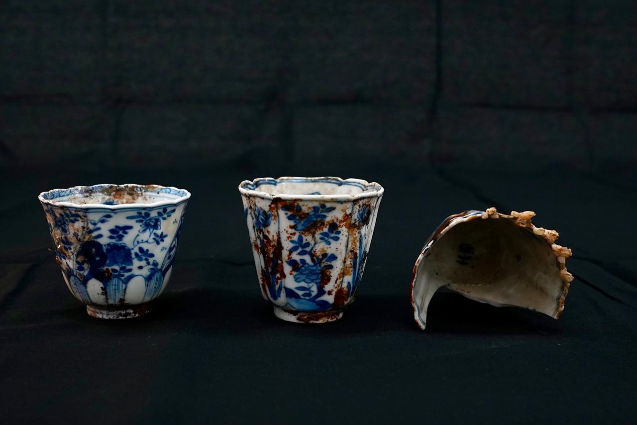 Los objetos arqueológicos recolectados del área del galeón San José  entraron en proceso de conservación