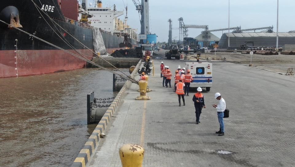 Con éxito culminó simulacro sobre reacción a una emergencia por contaminación en la zona portuaria de Barranquilla: Dimar Con éxito culminó simulacro sobre reacción a una emergencia por contaminación en la zona portuaria de Barranquilla: Dimar