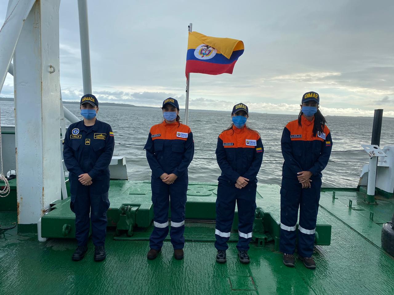 A bordo del buque ARC ‘Malpelo’, cinco mujeres apoyan investigación científico marina en el Pacífico Colombiano A bordo del buque ARC ‘Malpelo’, cinco mujeres apoyan investigación científico marina en el Pacífico Colombiano
