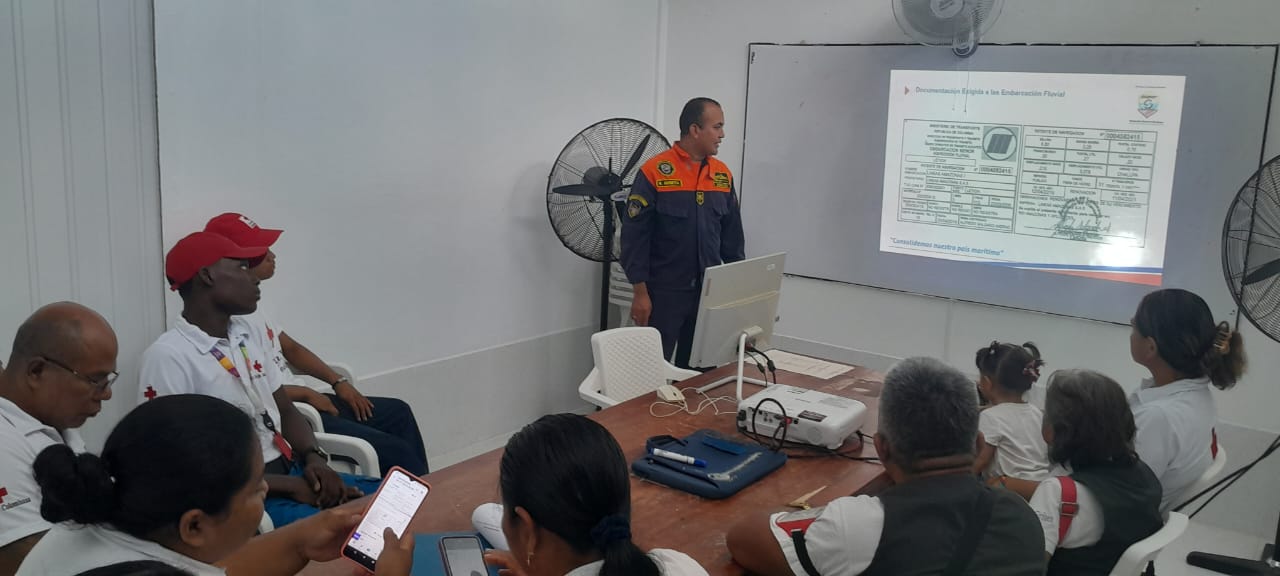 En Leticia, Dimar y organismos de socorro, realizan ciclo de capacitaciones sobre seguridad fluvial En Leticia, Dimar y organismos de socorro, realizan ciclo de capacitaciones sobre seguridad fluvial