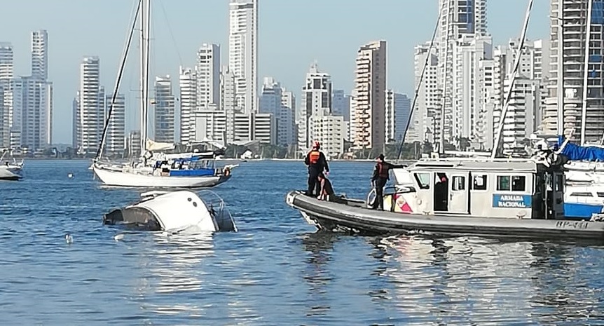 Capitanía de Puerto de Cartagena abre investigación por hundimiento de velero