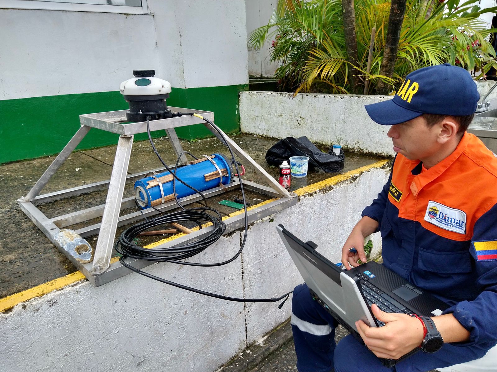 Dimar adelanta mantenimiento de equipo que mide la velocidad de corrientes marinas, en Buenaventura Dimar adelanta mantenimiento de equipo que mide la velocidad de corrientes marinas, en Buenaventura