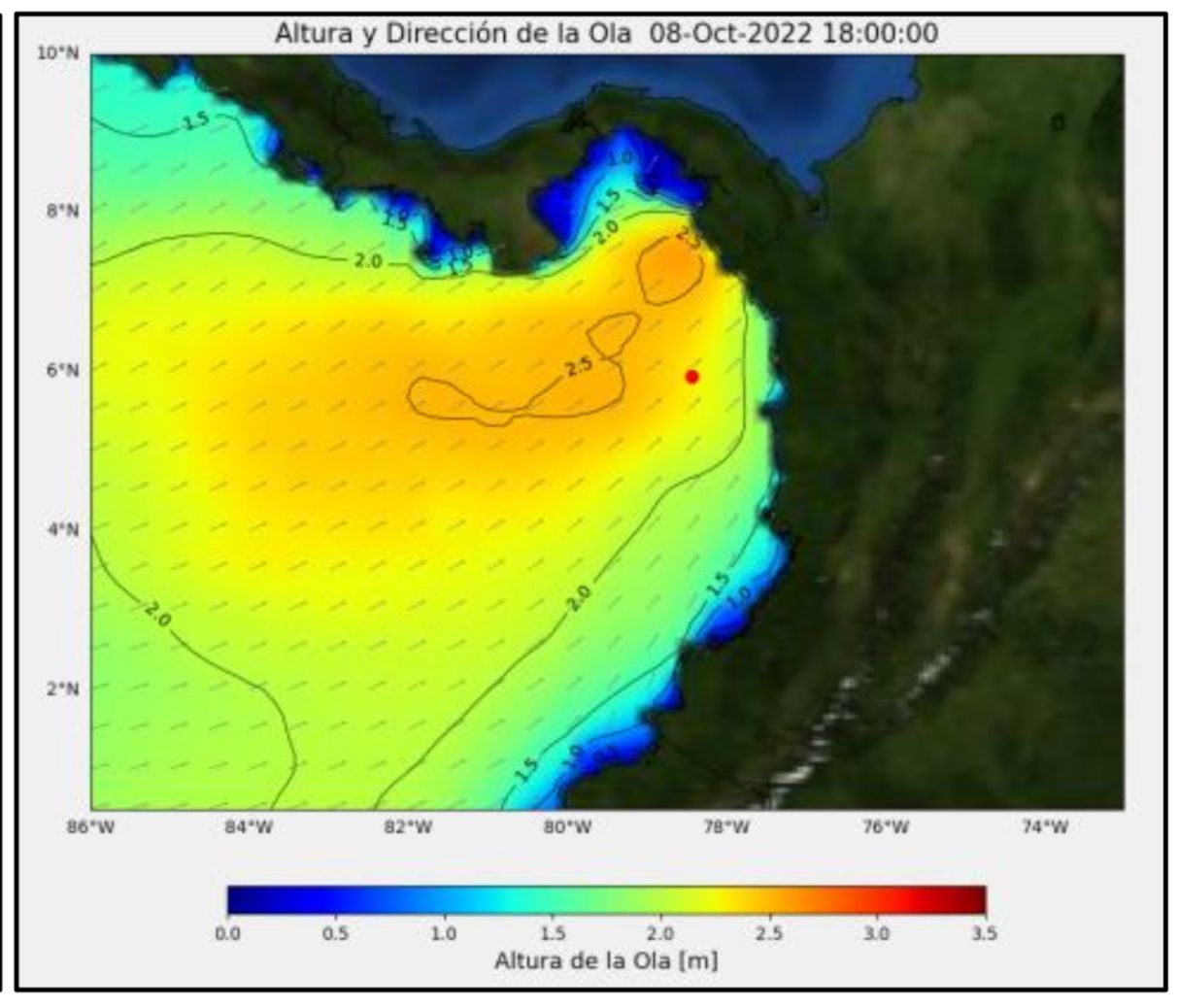 Dimar anuncia condiciones meteomarinas en el pacífico Dimar anuncia condiciones meteomarinas en el pacífico