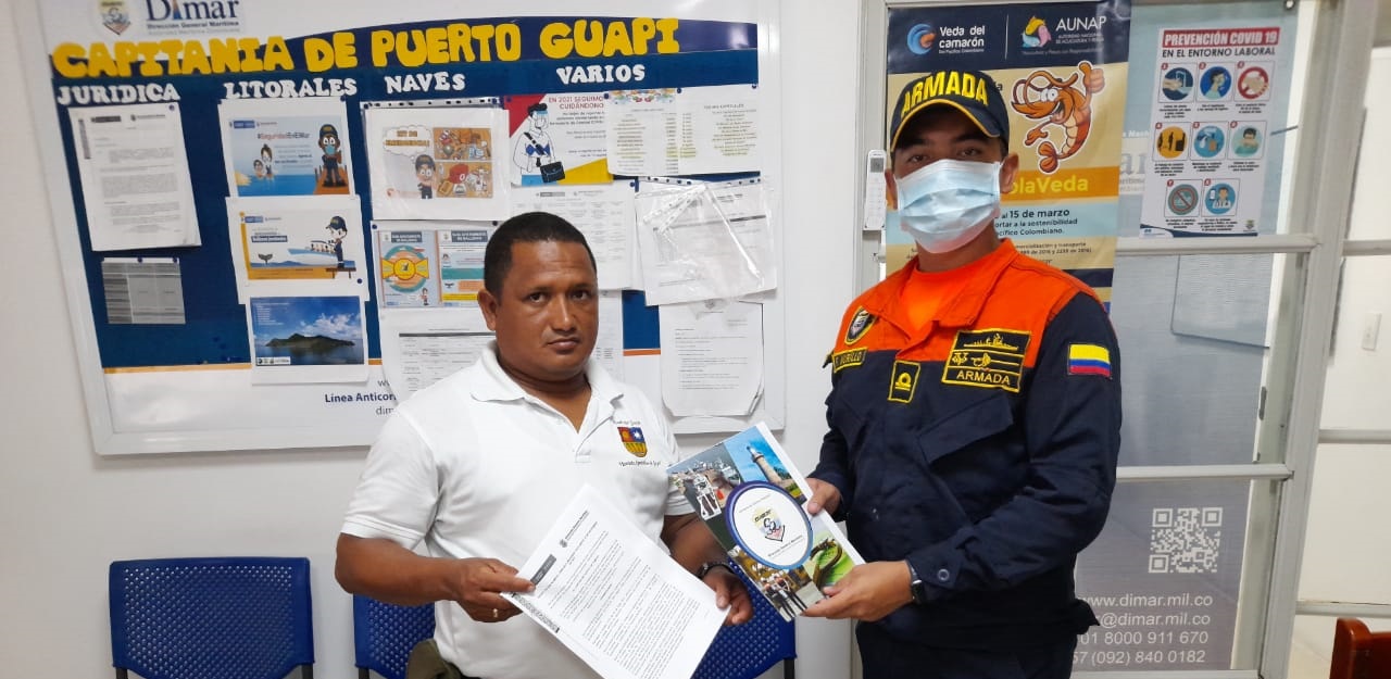 Dimar continúa trabajando en la consolidación de Colombia como país marítimo acompañando los procesos de formalización del transporte marítimo en Guapi, Cauca Dimar continúa trabajando en la consolidación de Colombia como país marítimo acompañando los procesos de formalización del transporte marítimo en Guapi, Cauca