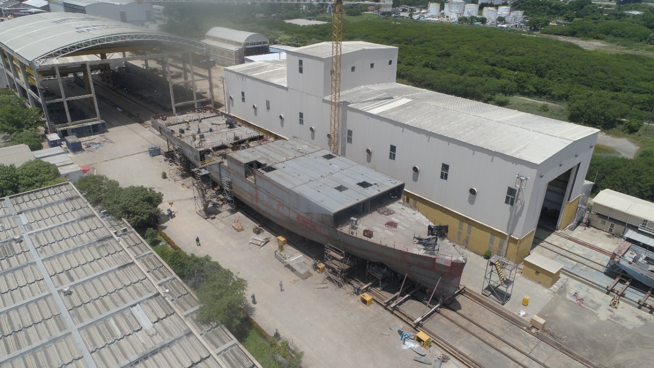 Avanza la construcción del nuevo buque de investigación científico marina de la Dirección General Marítima Avanza la construcción del nuevo buque de investigación científico marina de la Dirección General Marítima