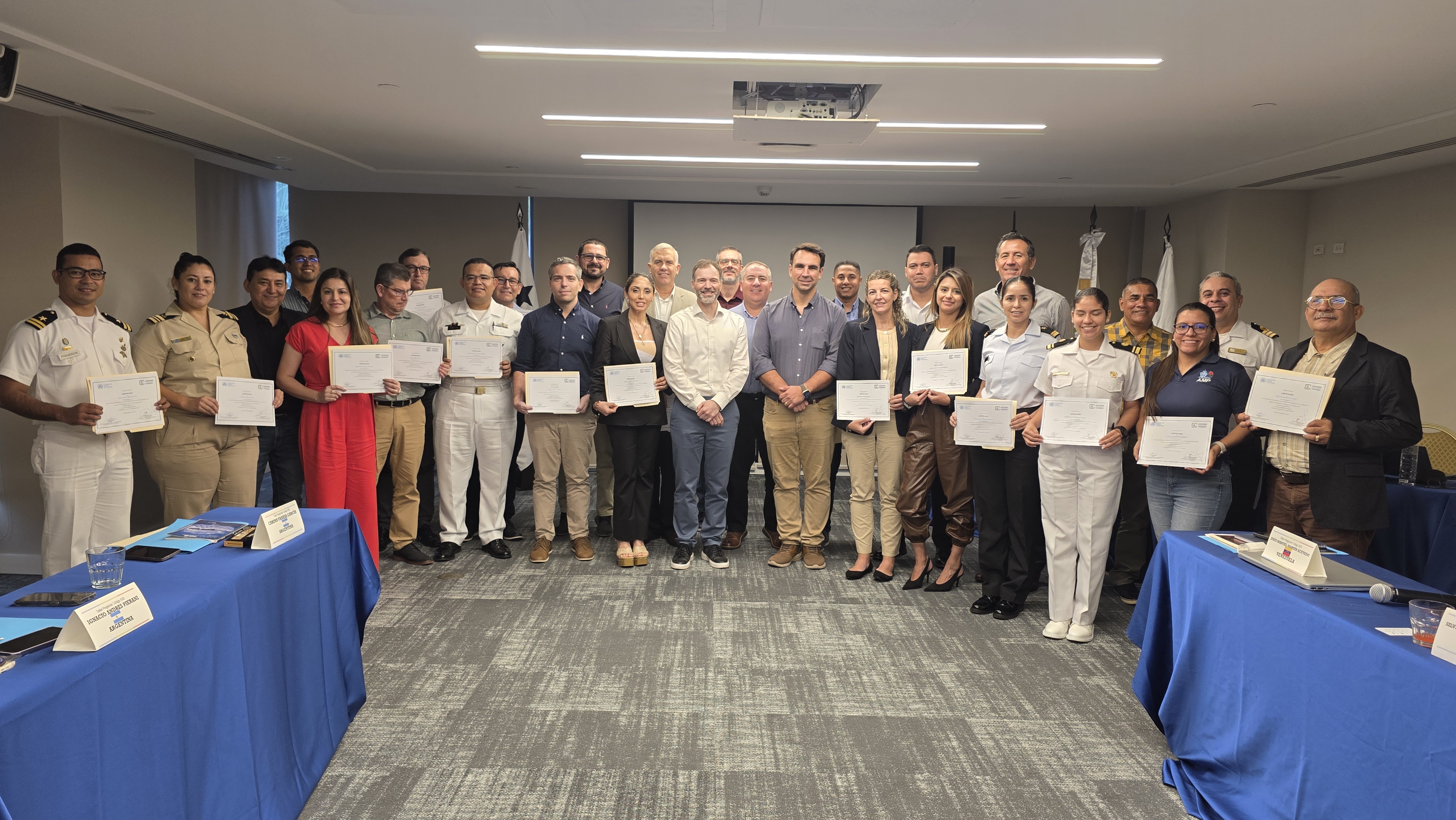 DIMAR fortalece capacidades en seguridad marítima durante Taller Regional del Código IGS en Panamá