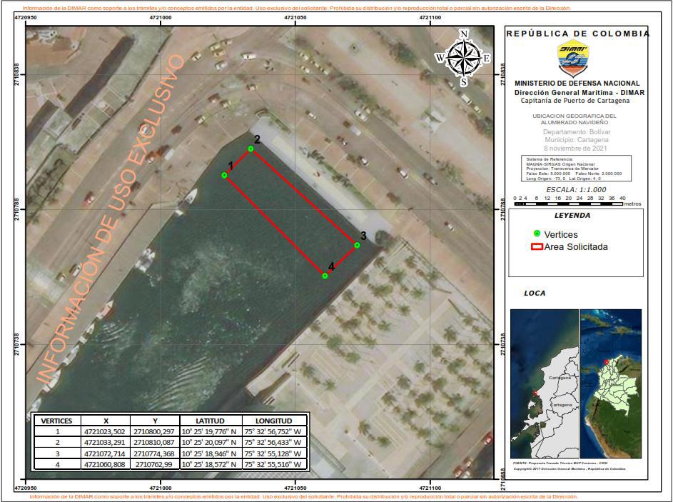 Dimar autoriza instalación de alumbrado navideño en la Bahía de las Ánimas Dimar autoriza instalación de alumbrado navideño en la Bahía de las Ánimas