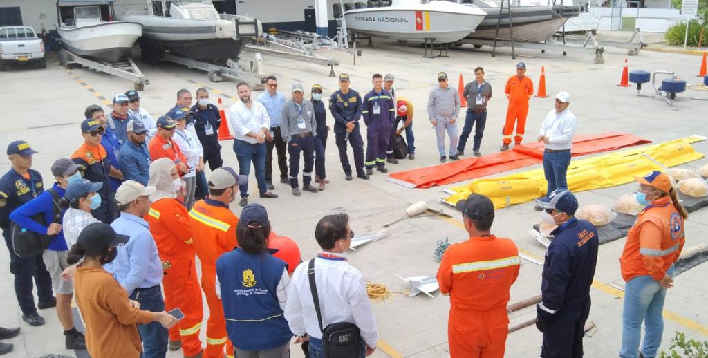 En Santa Marta, Dimar fortalece sus capacidades para atender emergencias por derrame de hidrocarburos En Santa Marta, Dimar fortalece sus capacidades para atender emergencias por derrame de hidrocarburos