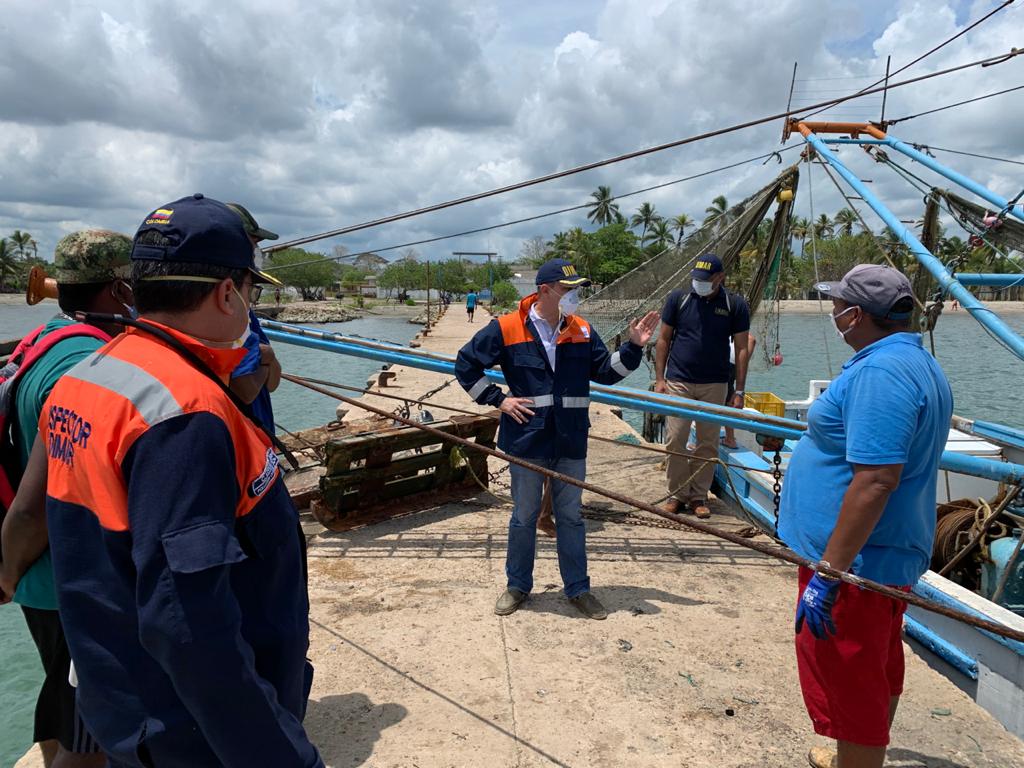 Dimar adelanta inspecciones a buques pesqueros en el Golfo de Morrosquillo