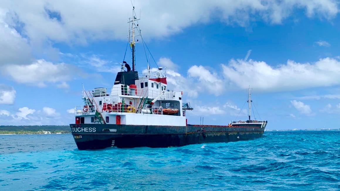 Dimar atiende emergencia de buque en San Andrés Islas