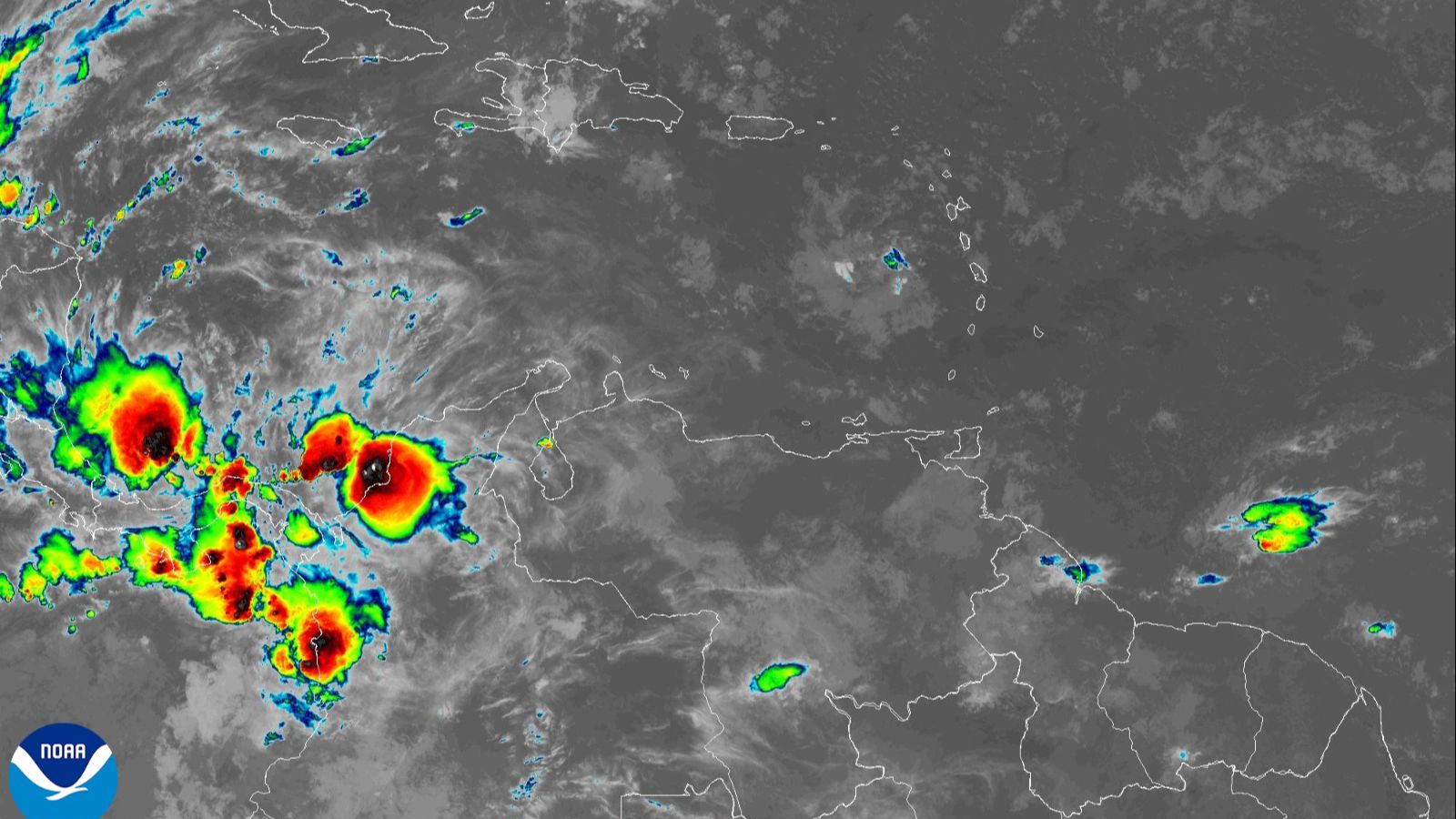Dimar emite alerta por incremento de lluvias, vientos y oleaje en el Archipiélago de San Andrés, Providencia y Santa Catalina