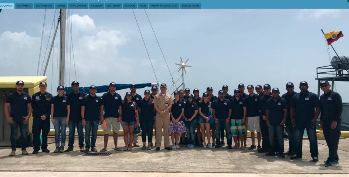 Dimar socializa aplicación web geográfica que registra datos documentados de expedición Seaflower 2018 Dimar socializa aplicación web geográfica que registra datos documentados de expedición Seaflower 2018