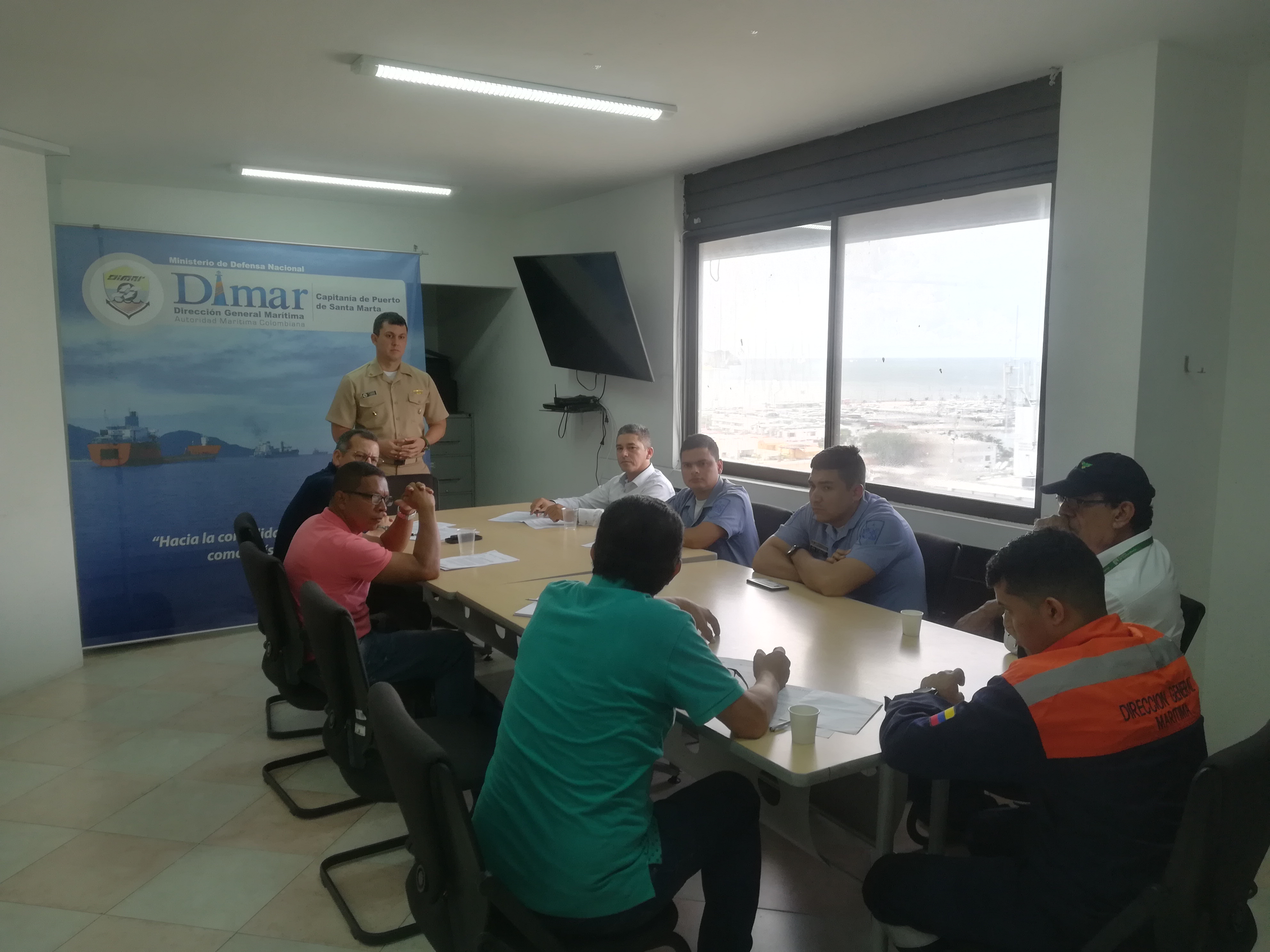 Dimar socializa autorización anticipada de operaciones para buques que lleguen al puerto de Santa Marta Dimar socializa autorización anticipada de operaciones para buques que lleguen al puerto de Santa Marta