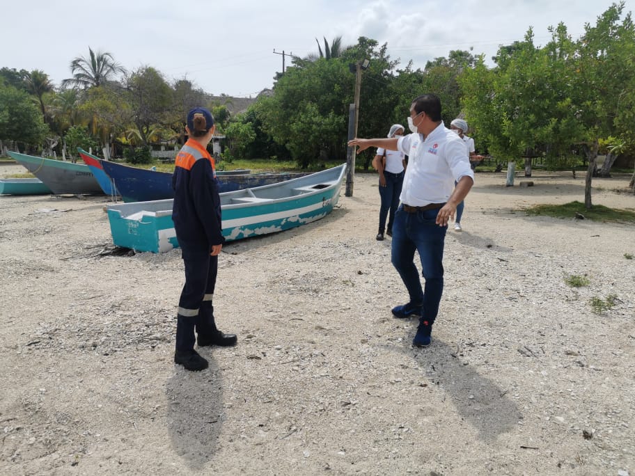 Dimar y Alcaldía de San Antero inspeccionan playa piloto para reapertura.