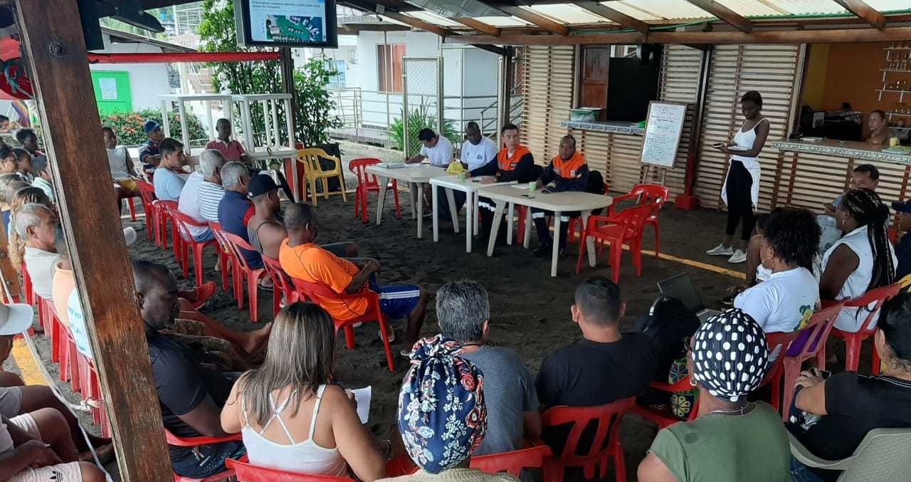 Dimar lidera encuentro en Piangüita para fortalecer la seguridad Marítima de sus playas Dimar lidera encuentro en Piangüita para fortalecer la seguridad Marítima de sus playas