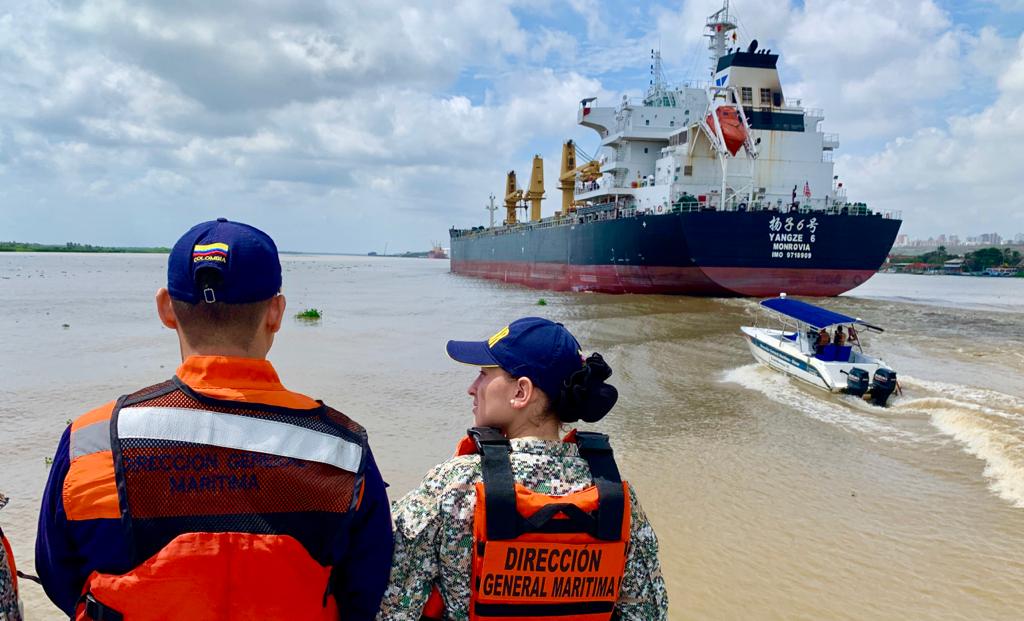 Nuevas mejoras para la navegación en el canal de acceso al Puerto de Barranquilla Dimar