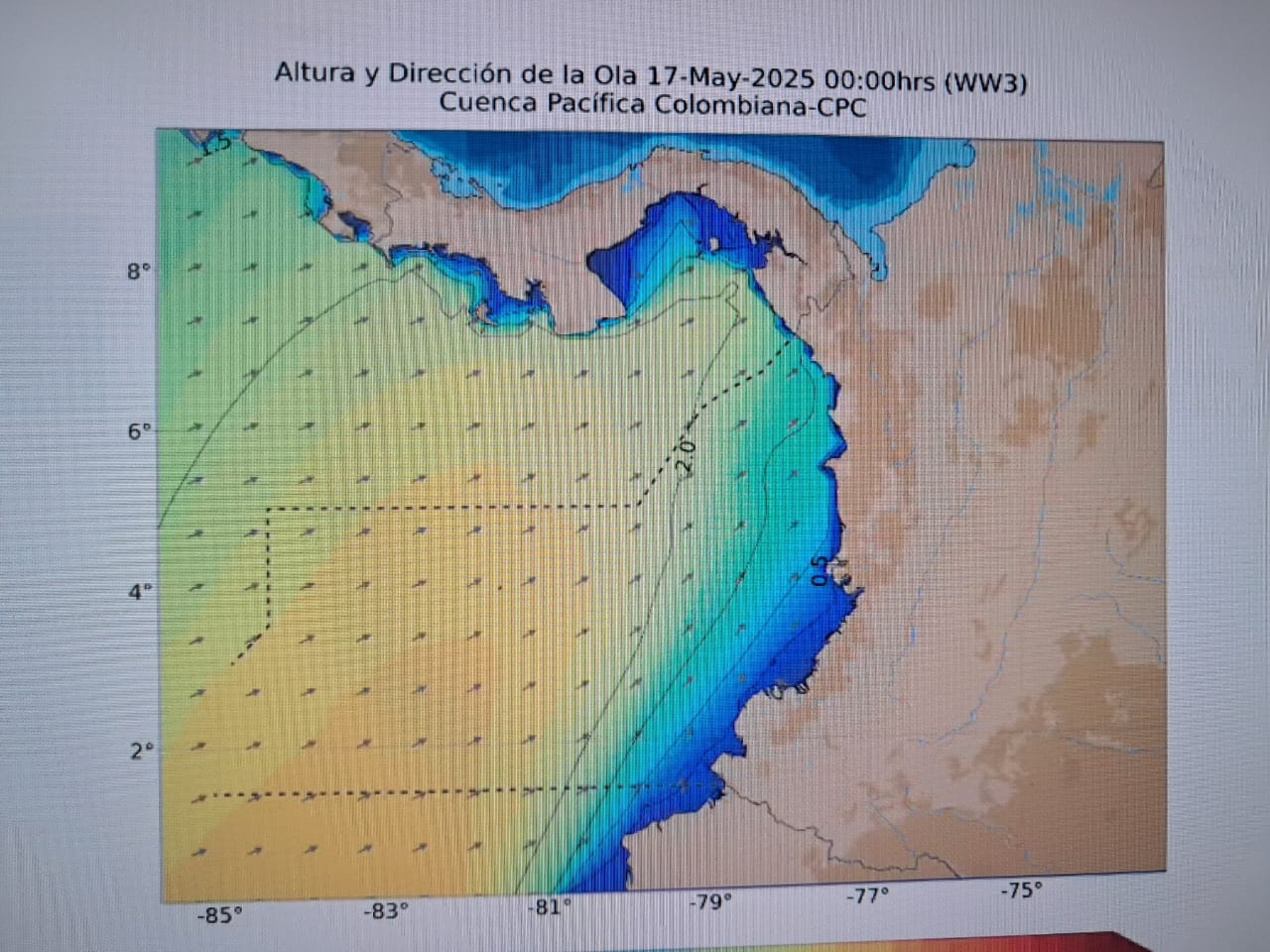 Condiciones meteomarinas en la cuenca del Pacífico colombiano