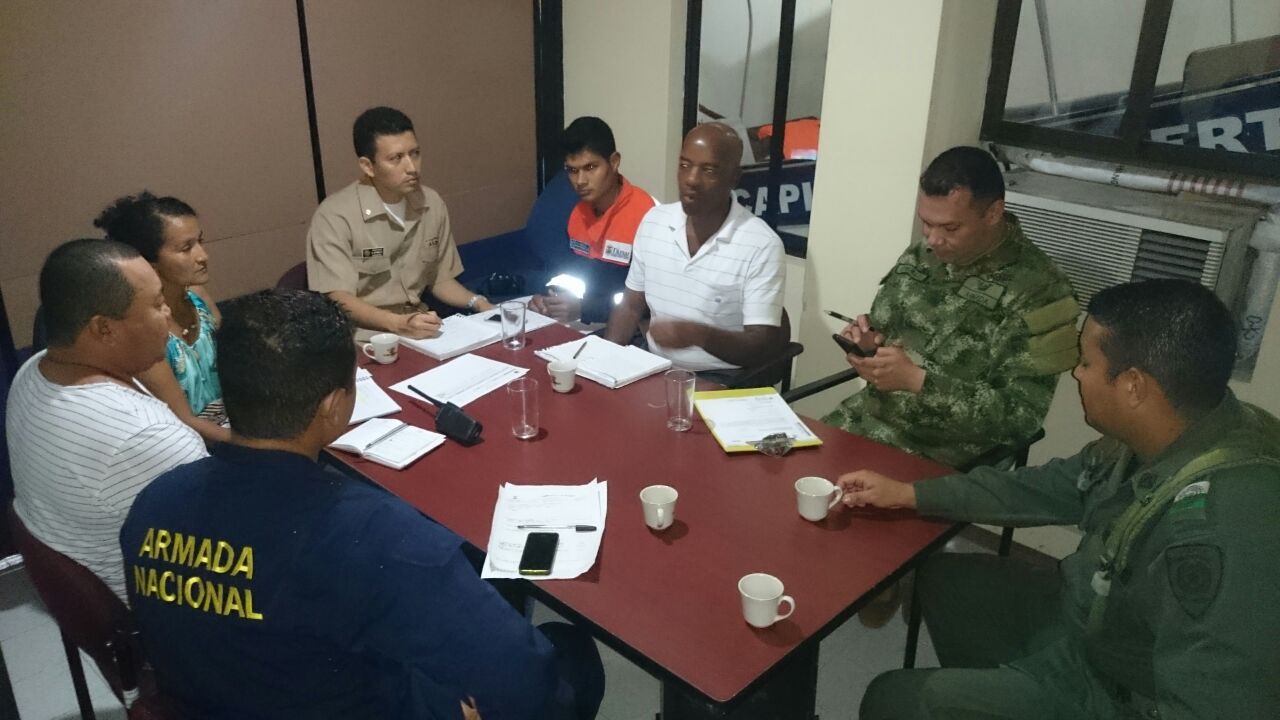 Comité de playas en Bahía Solano. Comité de playas en Bahía Solano.