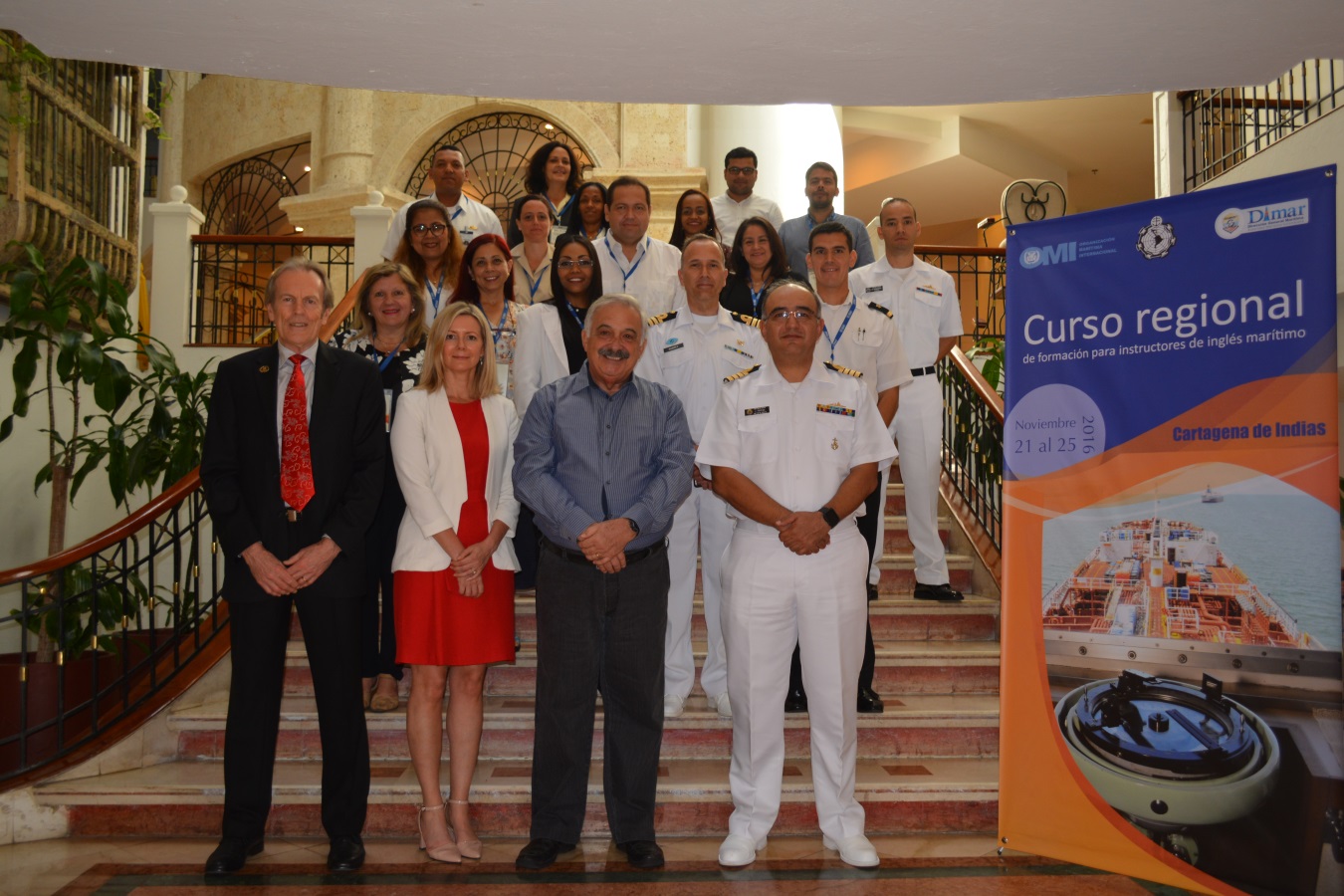 vAsistentes al 'Curso Regional de Formación para Instructores de Inglés Marítimo’ vAsistentes al 'Curso Regional de Formación para Instructores de Inglés Marítimo’