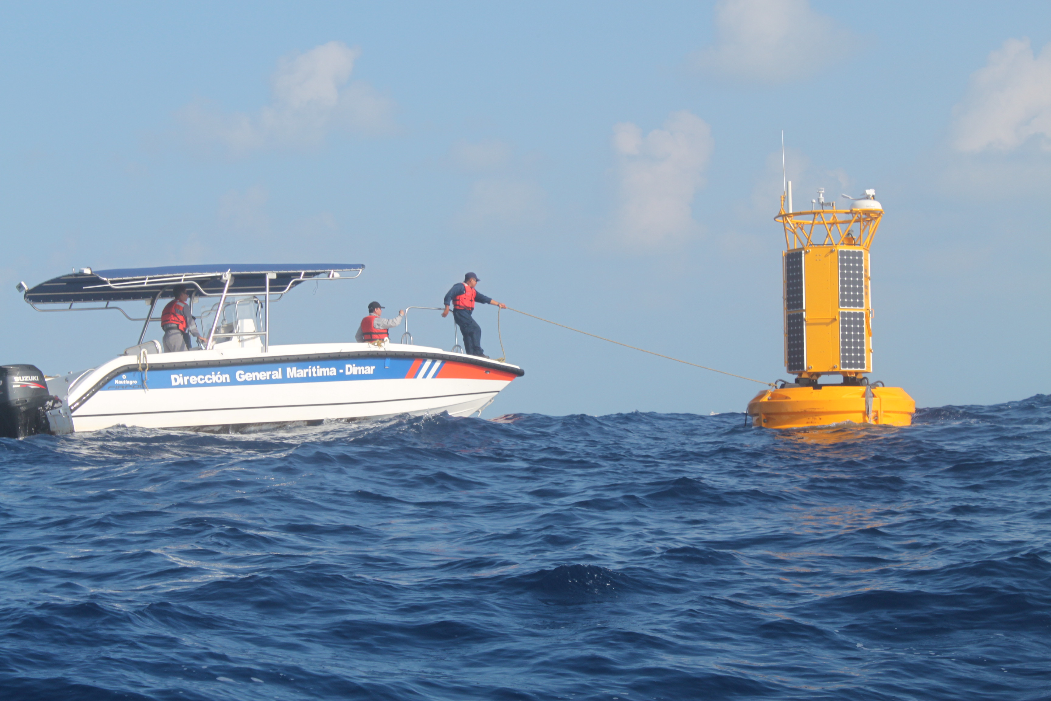 Dimar Anchored Metocean Buoy in San Andrés | Portal Marítimo Colombiano ...