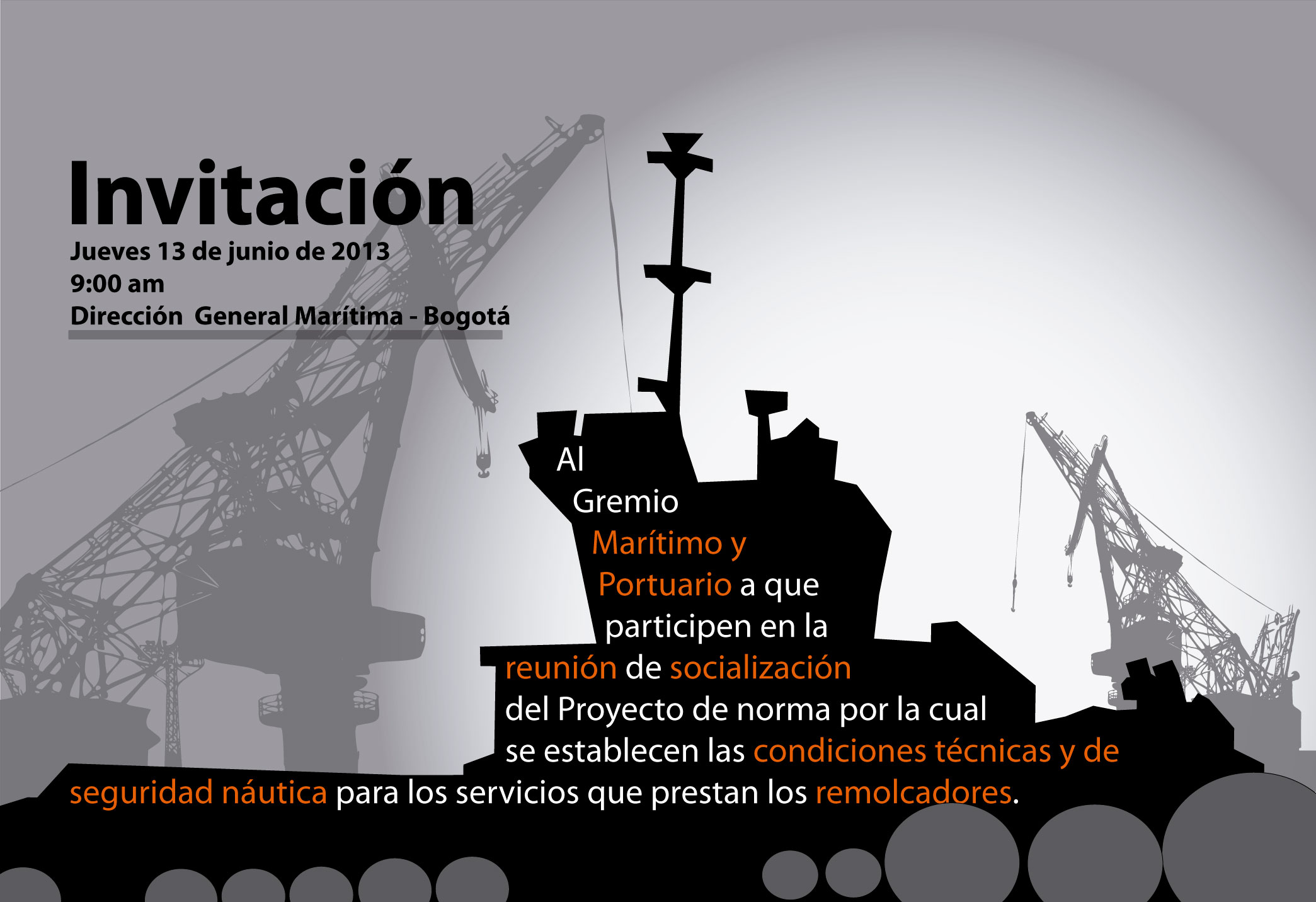 Invitación al Gremio Marítimo Invitación al Gremio Marítimo
