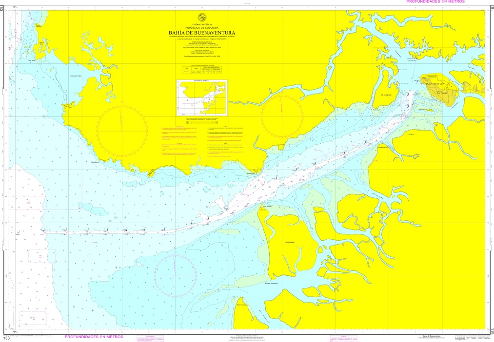 Carta Náutica 153 – Bahía de Buenaventura. Carta Náutica 153 – Bahía de Buenaventura.