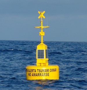 Boya de detección de tsunami. Boya de detección de tsunami.
