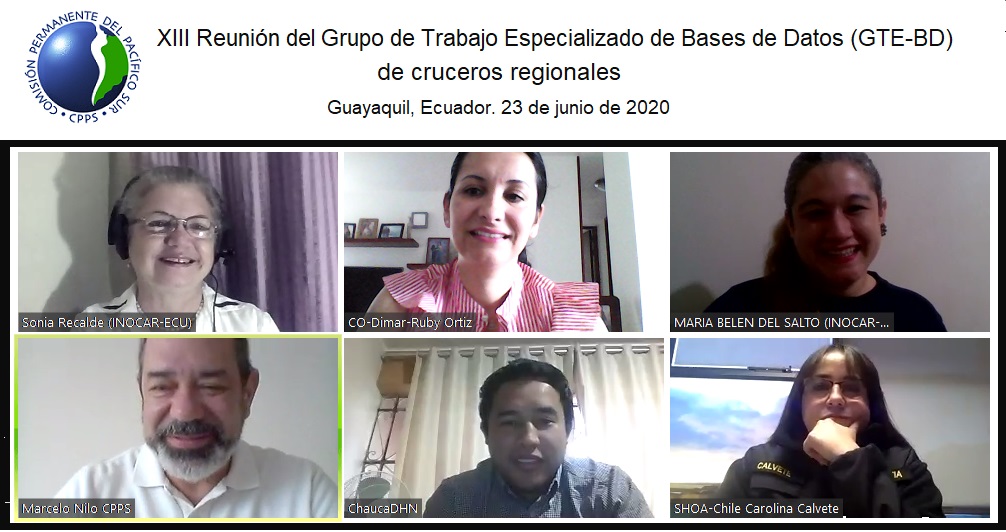 XIII Reunión del Grupo de Trabajo Especializado de Base de Datos (GTE-BD) de Cruceros Regionales XIII Reunión del Grupo de Trabajo Especializado de Base de Datos (GTE-BD) de Cruceros Regionales