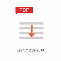Ley 1712 de 2014