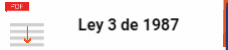 Ley 3 del 13 de enero de 1987
