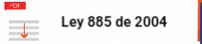 Ley 885 de 2004
