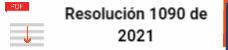 Resolución 1090 de 2021