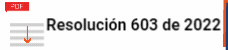 Resolución 603 de 2022