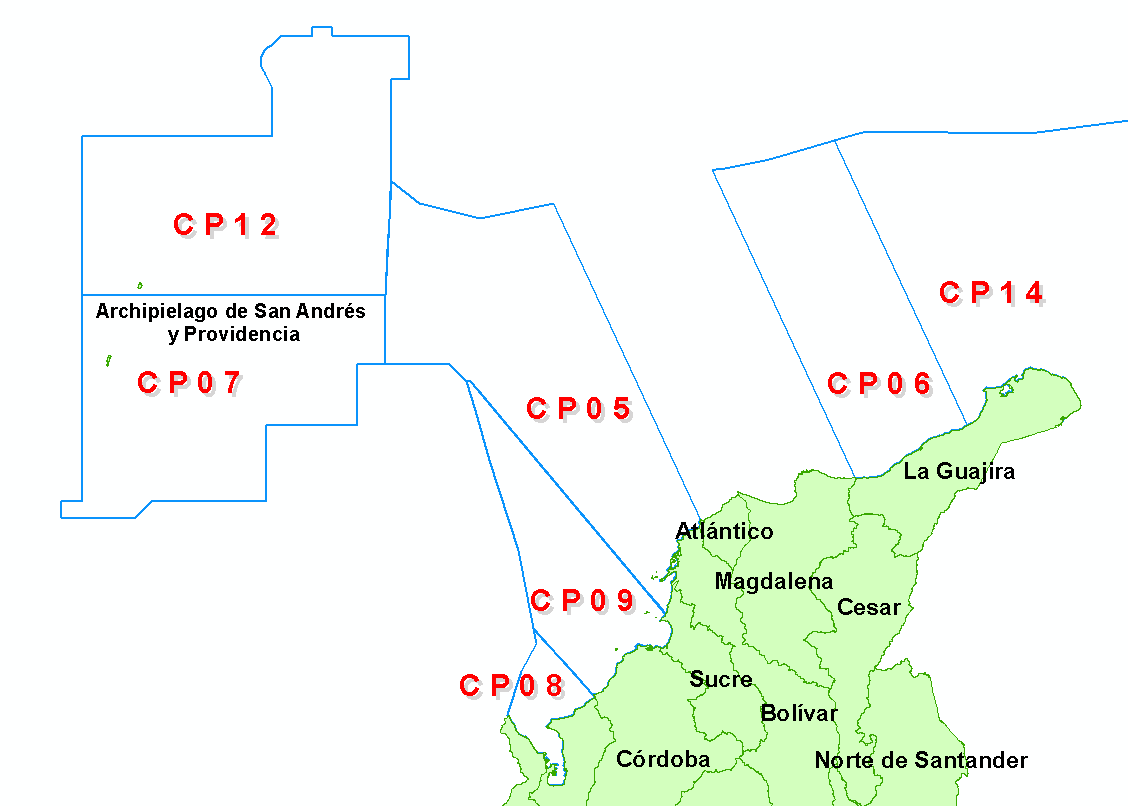 Señalización Marítima del Caribe “SEMAC” - Mapa