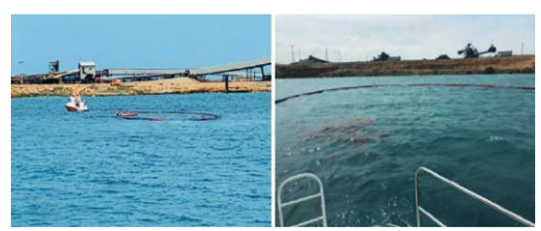 Simulacro de perdida de contención de hidrocarburos en la Capitanía de Puerto de Puerto Bolívar