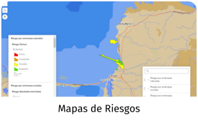 Aplicación mapas de riesgo