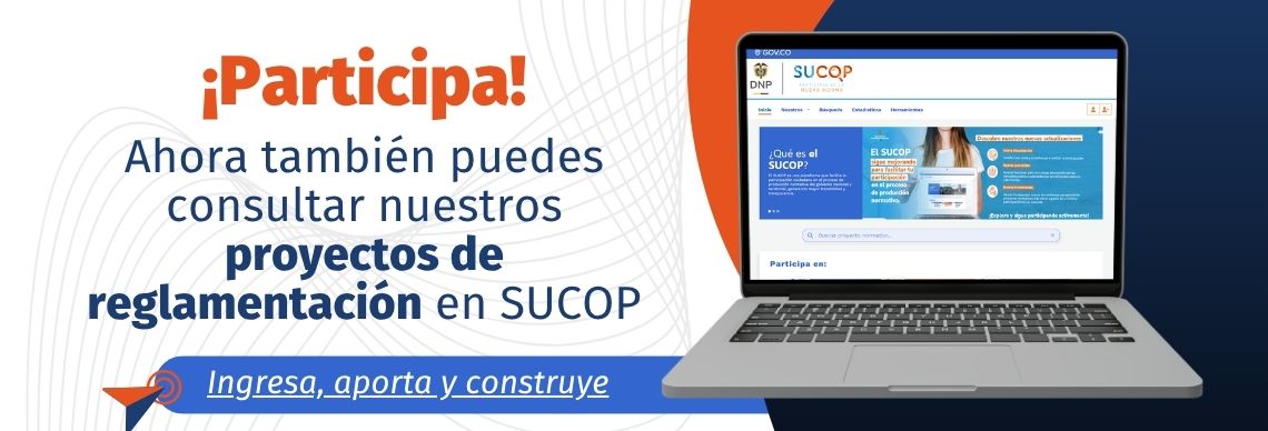 Ingresa, aporta y construye en SUCOP