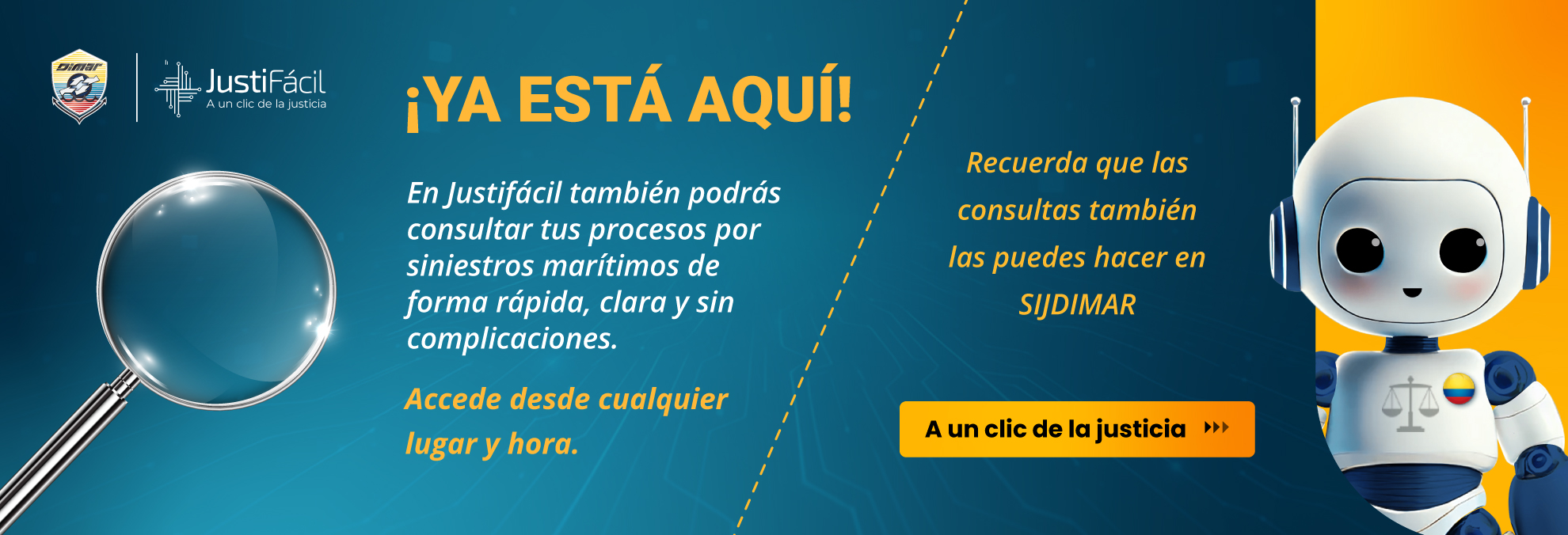 A un clic de la justicia