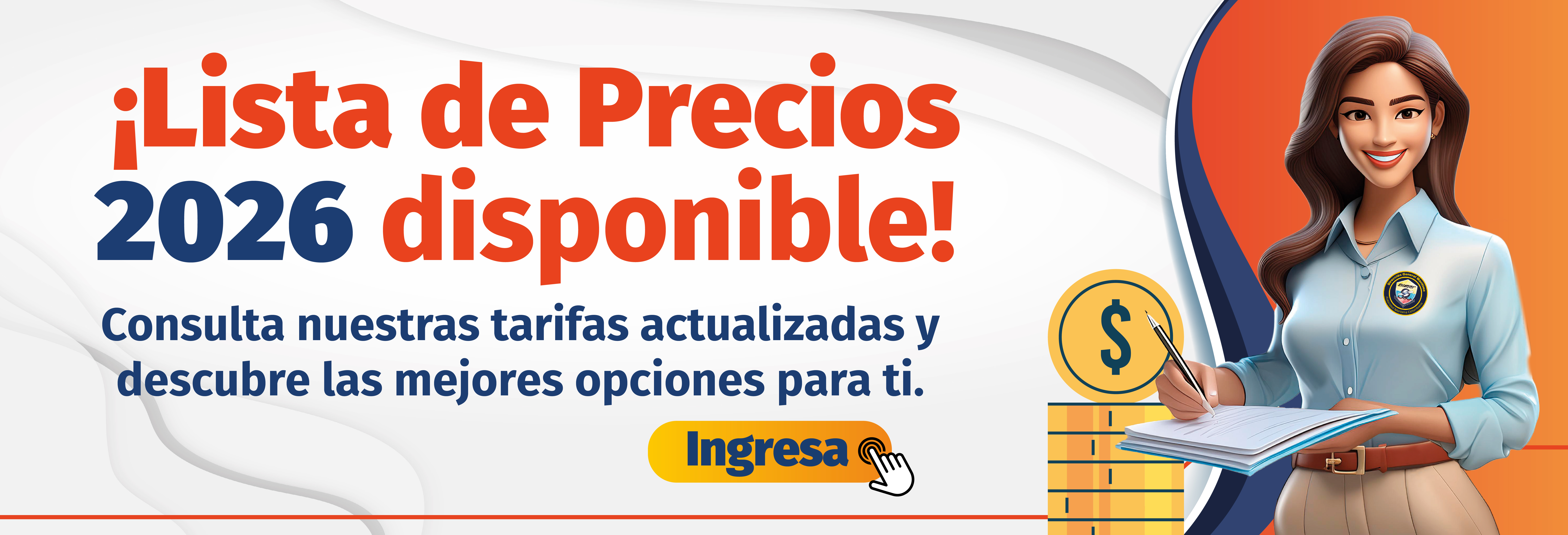 Lista de precios - Trámites 2026