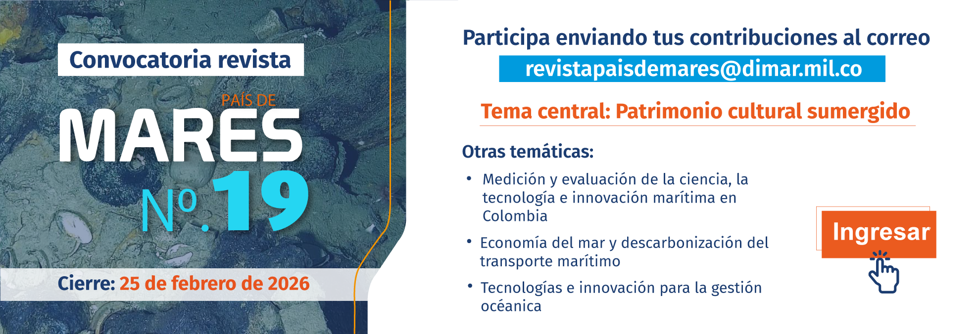 Convocatoria País de Mares No 19