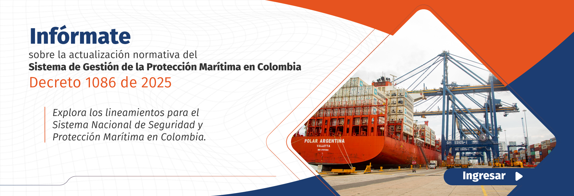 Actualización - Sistema de gestión de la Protección Marítima en Colombia