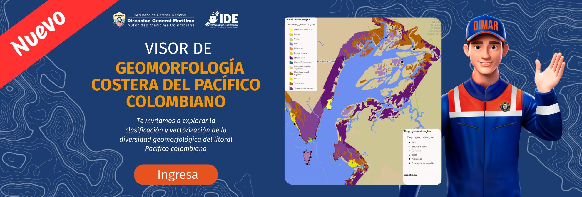 Visor Geomorfología Costera del Pacífico Colombiano