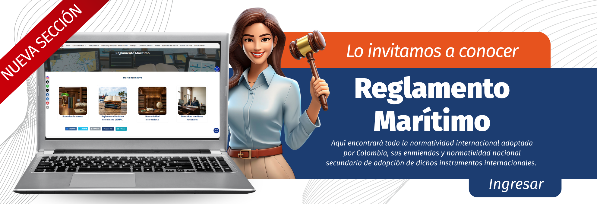 Ingresa al reglamento marítimo