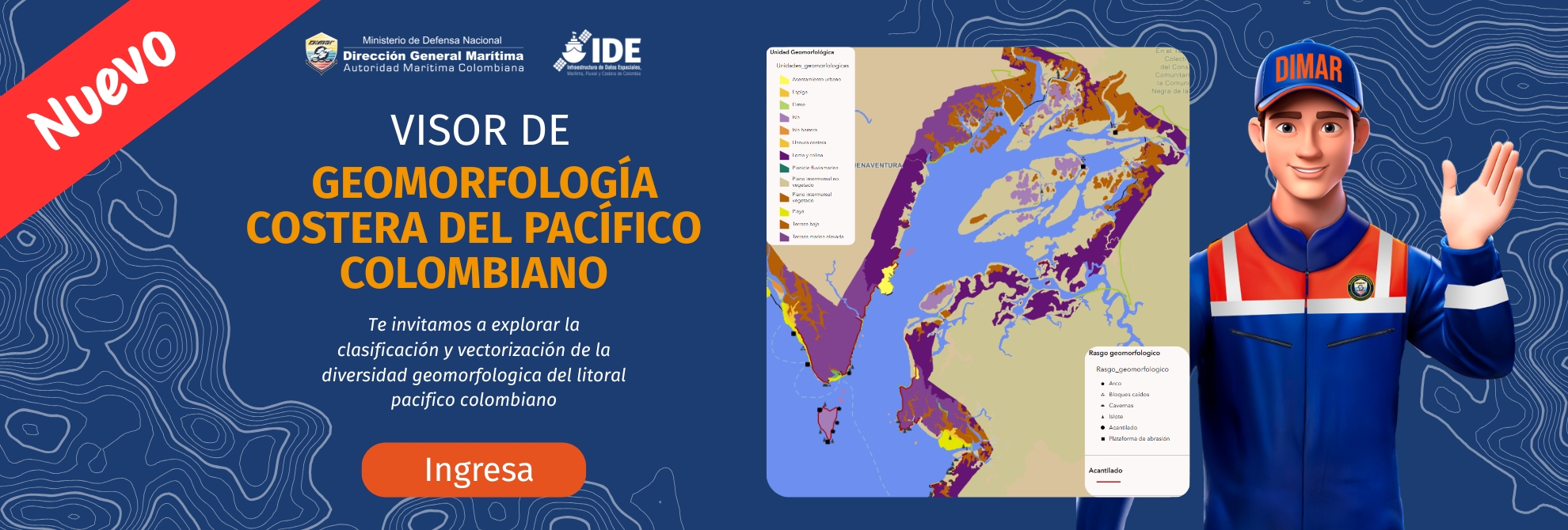 Visor Geomorfología Costera del Pacífico Colombiano