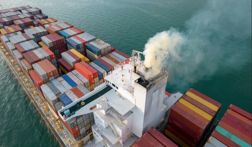 Emisiones atmosféricas en el transporte marítimo