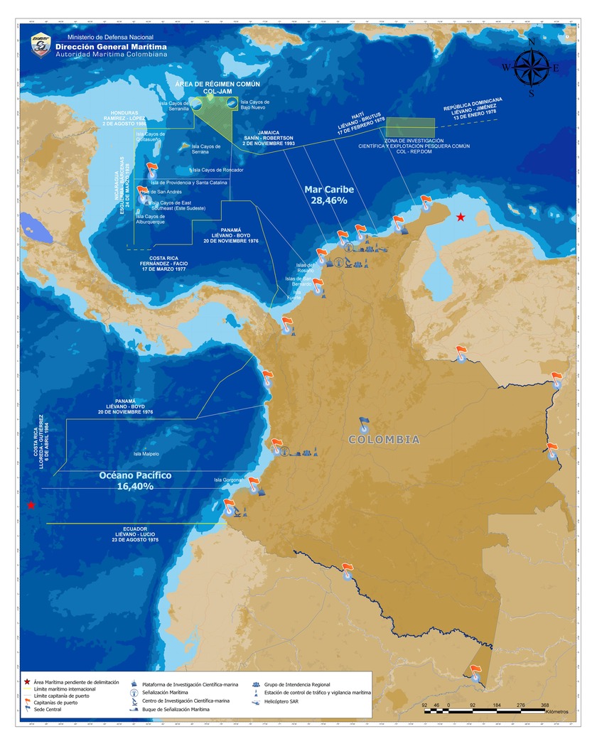 Mapa Capitanía de Puerto