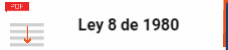 Ley aprobatoria Ley 8 del 4 de febrero de 1980