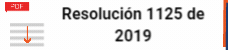 Resolución 1125 de 2019