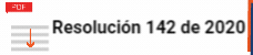 Resolución 142 de 2020