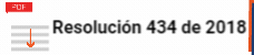 Resolución 434 de 2018